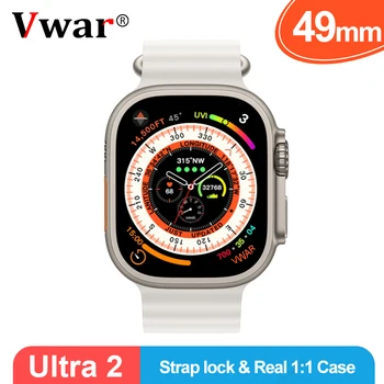 VWAR Vaadata iwo Ultra 2 Smartwatch Alati-Dispaly 49mm Titaan Smart Watch Seeria 8 Tõeline SPO2 Andur, Samsung Android ja IOS