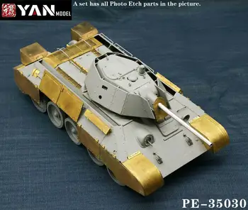 Yan Mudel PE-35030 1/35 Mõõtkavas T-34/76 Üksikasjalikult Üles Seatud Piiri Mudel BT-009