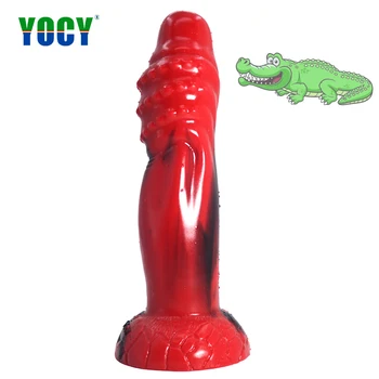 YOCY g-spot massager loomade dildo silikoonist pehme iminapp dildos punane must dildo auklik väike pump täiskasvanute mänguasjad butt plug