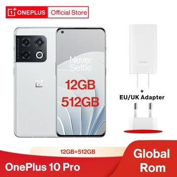 Ülemaailmse Rom OnePlus 10 Pro 10pro 5G Nutitelefon 12GB 512 GB Snapdragon 8 Gen 1 mobiiltelefonid 80W Kiire Laadimine